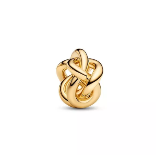 Juweel PANDORA INFINITY KNOT 14K GOLD-PLATED 763755C00  Juweel PANDORA INFINITY KNOT 14K GOLD-PLATED 763755C00