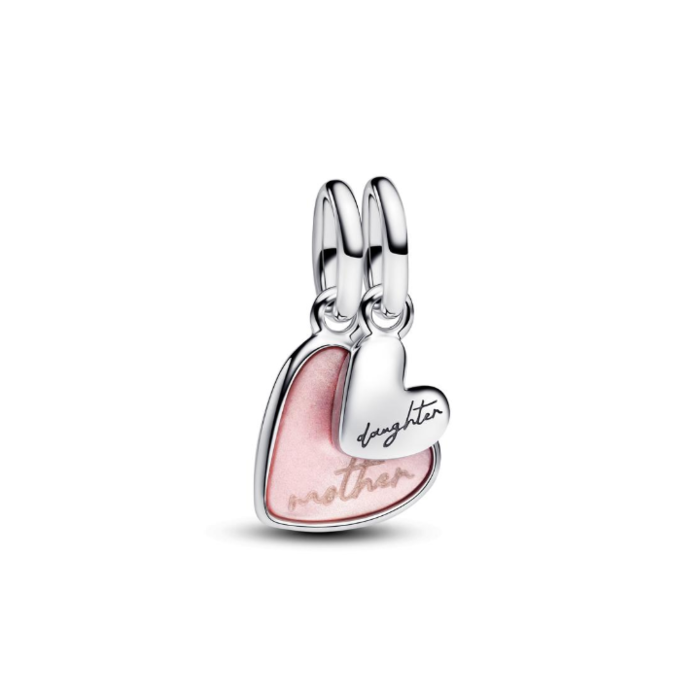 Juweel PANDORA MOTHER AND DAUGHTER HEARTS 793766C01 
