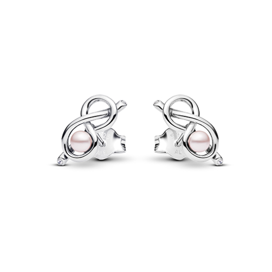 Juweel PANDORA INFINITY KNOT STUD EARRINGS 293761C01 Juweel PANDORA INFINITY KNOT STUD EARRINGS 293761C01