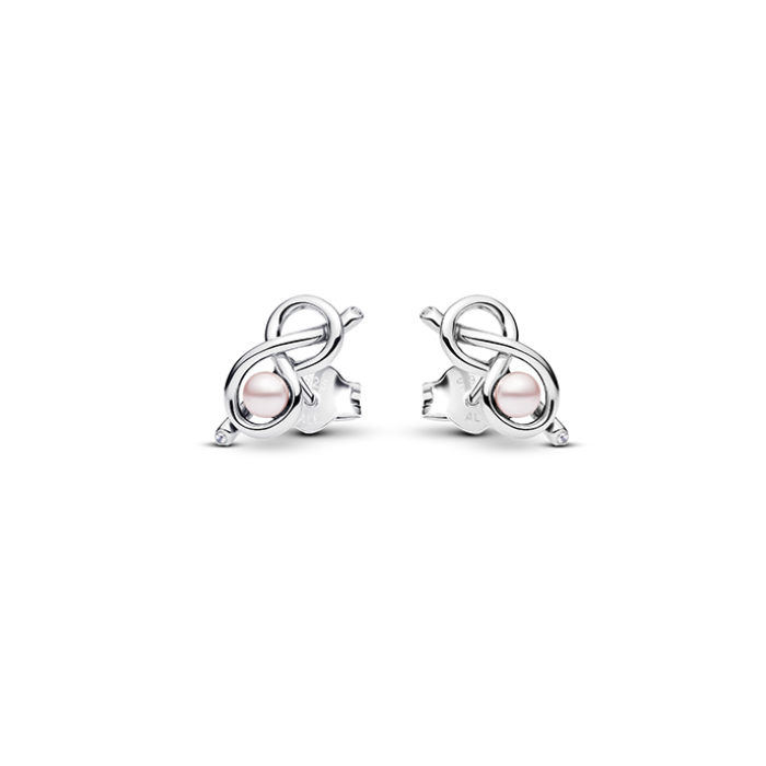 Juweel PANDORA INFINITY KNOT STUD EARRINGS 293761C01 