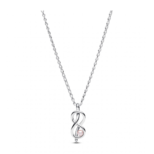 Juweel PANDORA INFINITY KNOT PENDANT NECKLACE 393762C01-50 Juweel PANDORA INFINITY KNOT PENDANT NECKLACE 393762C01-50
