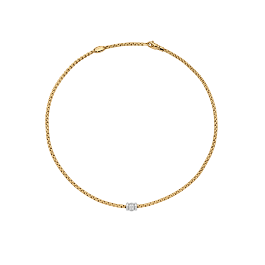 Juweel FOPE EKA NECKLACE YELLOW GOLD/DIAS 73101C3_PB_Y_BBB_045  Juweel FOPE EKA NECKLACE YELLOW GOLD/DIAS 73101C3_PB_Y_BBB_045