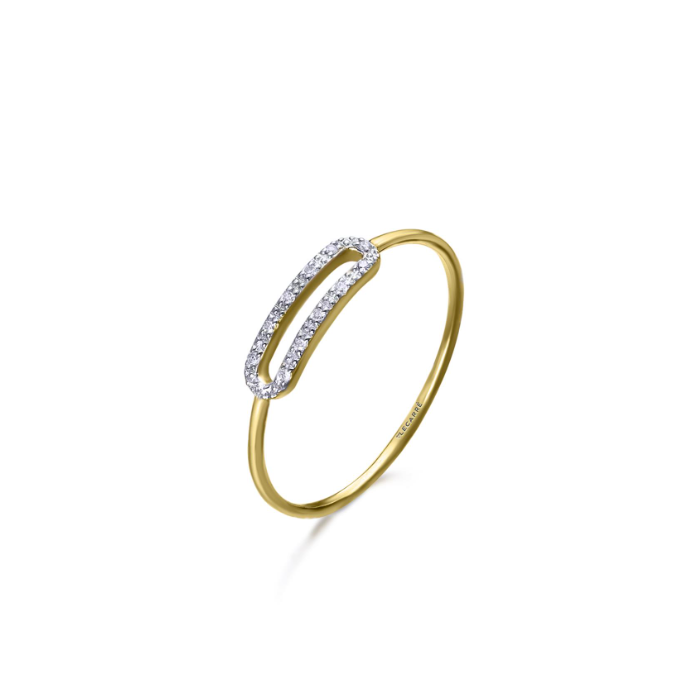 Juweel Lecarrè ring 18k geel goud/diamant GA151OA.13 