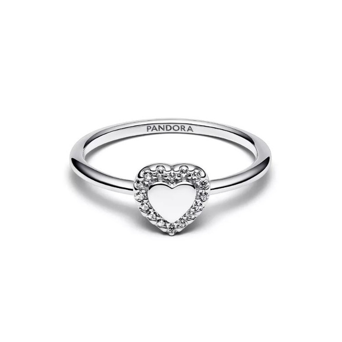 Juweel PANDORA ENGRAVABLE HEART RING 193801C01 