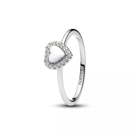 Juweel PANDORA ENGRAVABLE HEART RING 193801C01  Juweel PANDORA ENGRAVABLE HEART RING 193801C01