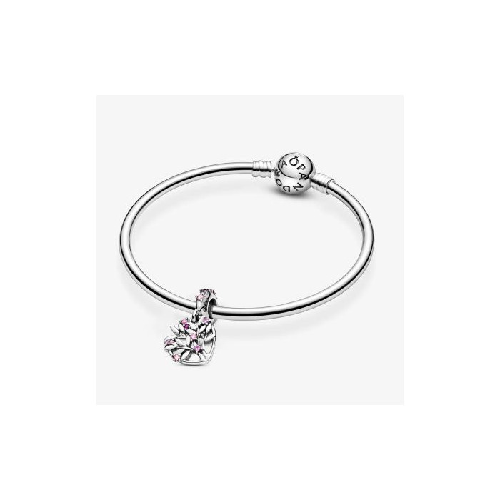 Juweel PANDORA - 799153C01 - Pink Heart Family Tree Dangle 
