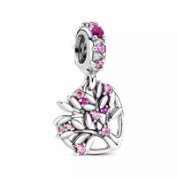 Juweel PANDORA - 799153C01 - Pink Heart Family Tree Dangle  Juweel PANDORA - 799153C01 - Pink Heart Family Tree Dangle
