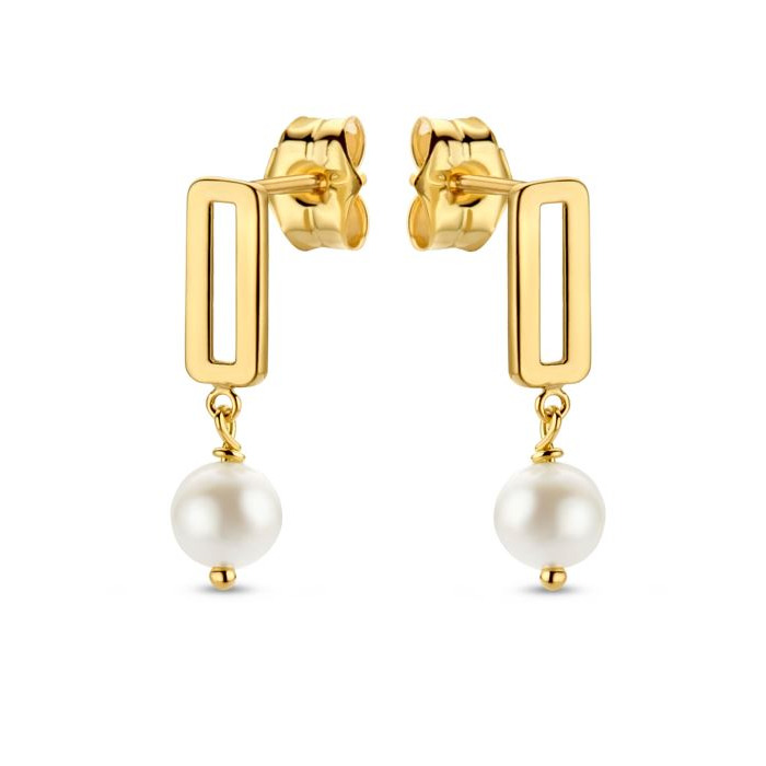 Juweel SWING JEWELS EARRINGS 14K YELLOW GOLD PEARL SWJE10221-Y14 