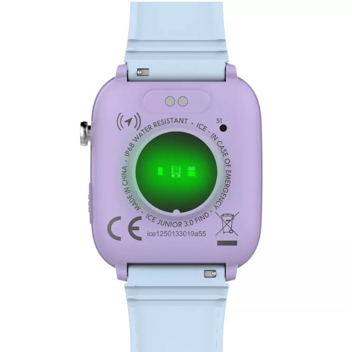 Horloge ICEWATCH ICE SMART JUNIOR 3.0 FIND MY PURPLE-SOFT BLUE 1.75 024550 