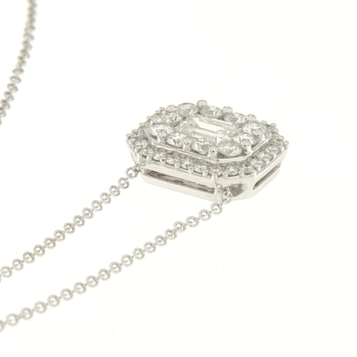 Juweel CLEM VERCAMMEN COLLECTION NECKLACE 18K GOUD/DIAMONDS 12463/2*S 