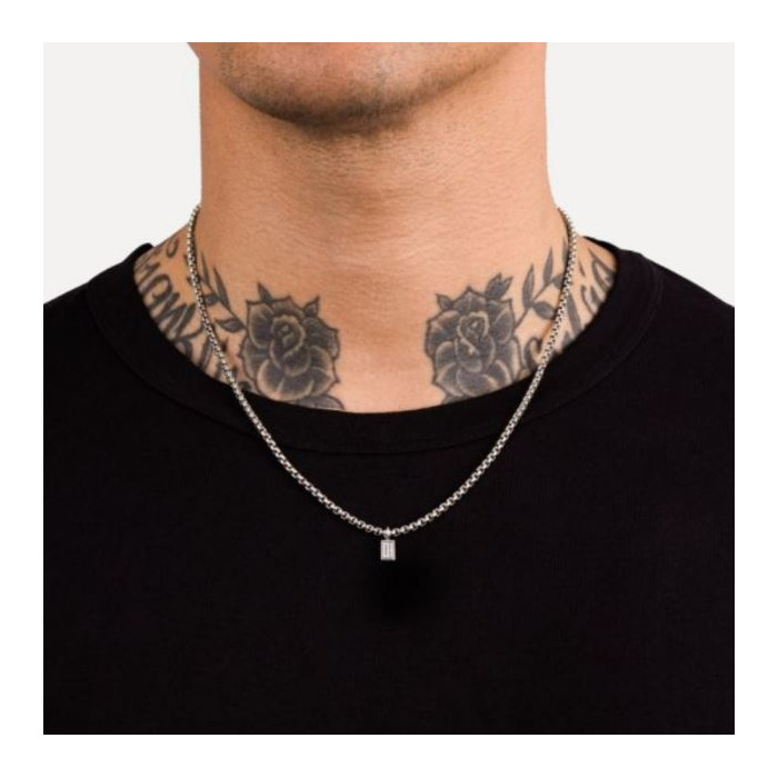 Juweel BUDDHA TO BUDDHA STACKING NECKLACE VENETIAN SILVER 861 46-50CM 