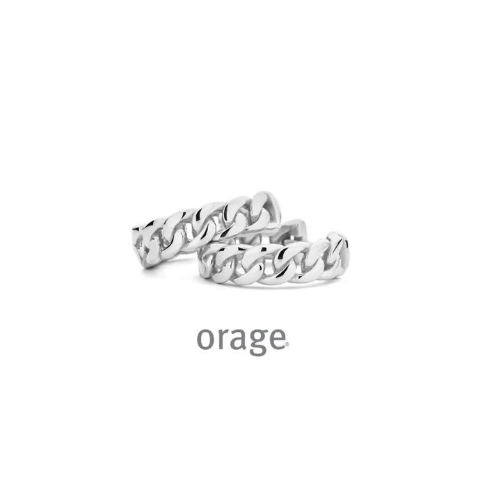 Juweel ORAGE STAAL CREOLEN AW341 