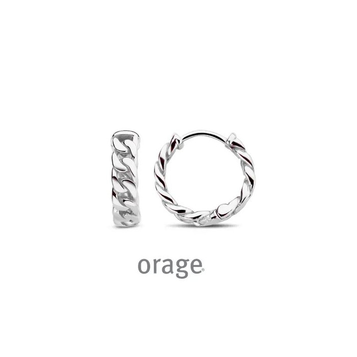 Juweel ORAGE STAAL CREOLEN AW341 