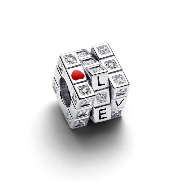 Juweel PANDORA TOY CUBE LOVE 793672C01 