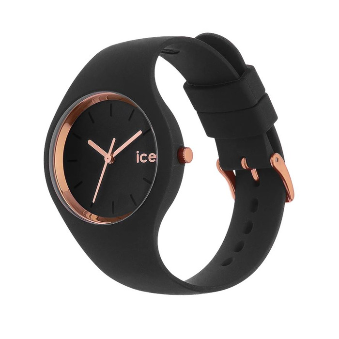 Horloge ICEWATCH ICE GLAM BLACK ROSE-GOLD 024521 