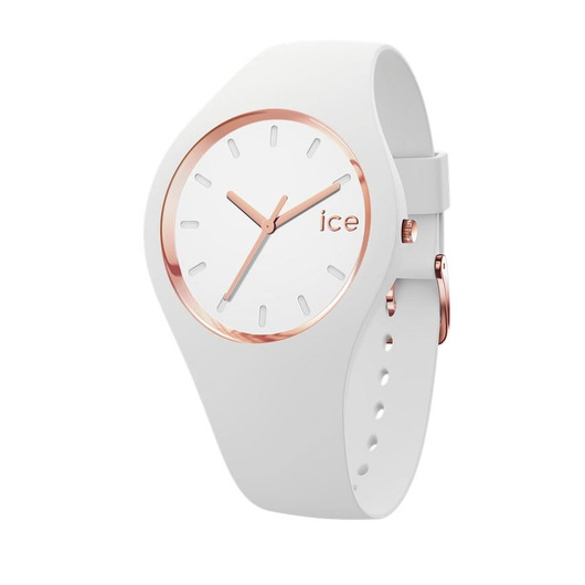 Horloge ICEWATCH ICE GLAM WHITE ROSE-GOLD 024522  Horloge ICEWATCH ICE GLAM WHITE ROSE-GOLD 024522