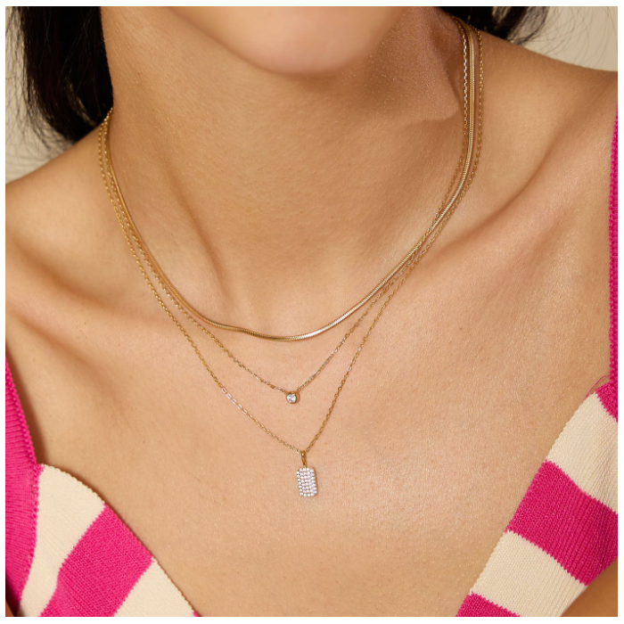 Juweel Ania Haie Sunny Sparkler Pave Pendant Necklace N064-01G 