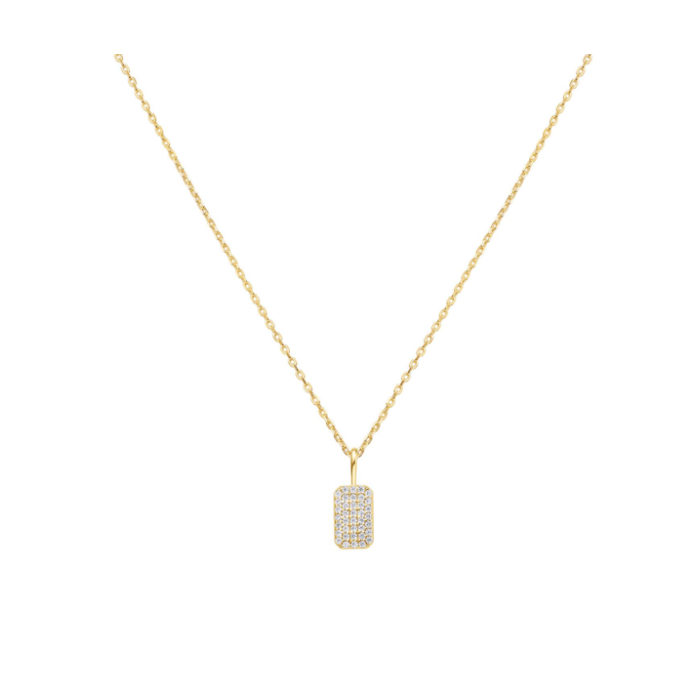Juweel Ania Haie Sunny Sparkler Pave Pendant Necklace N064-01G 