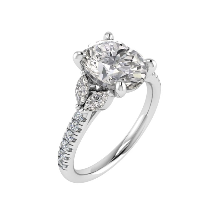 Juweel CLEM VERCAMMEN COLLECTION RING 18K LAB GROWN DIAMOND RX14199W/LG619453415 