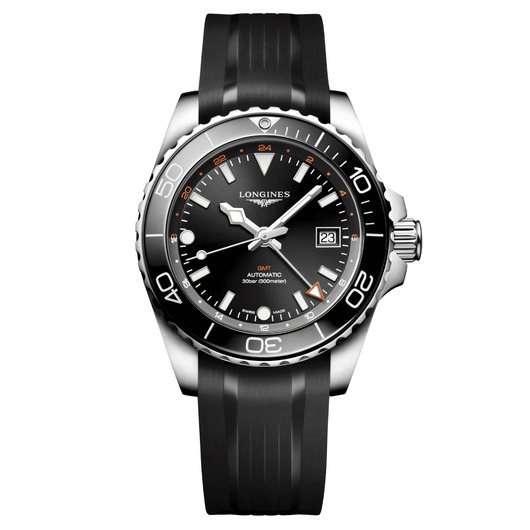 Horloge Longines Hydroconquest GMT L3.790.4.56.9 Horloge Longines Hydroconquest GMT L3.790.4.56.9