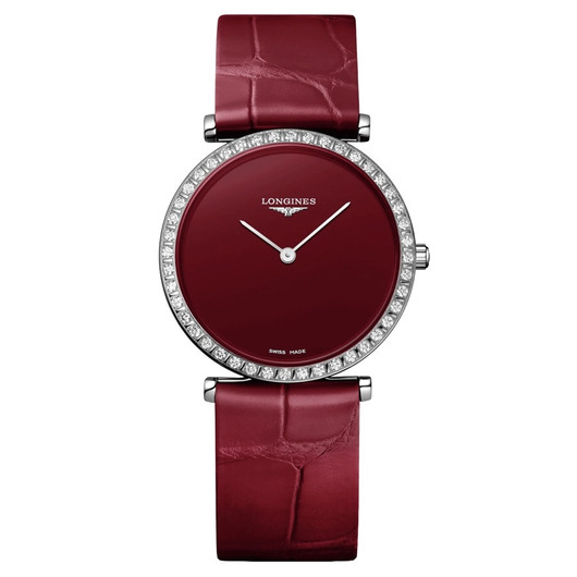 Horloge Longines La Grande Classique Ladies Red L4.523.0.91.2  Horloge Longines La Grande Classique Ladies Red L4.523.0.91.2