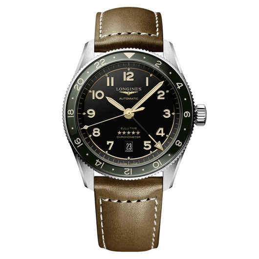 Horloge Longines Spirit Zulu Time L3.812.4.63.2 Horloge Longines Spirit Zulu Time L3.812.4.63.2