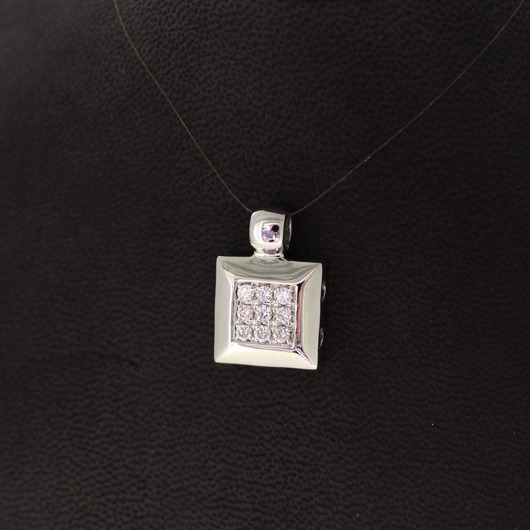 Juweel Hanger witgoud 18 karaat briljant 'CV-2296-TWDH' Juweel Hanger witgoud 18 karaat briljant 'CV-2296-TWDH'