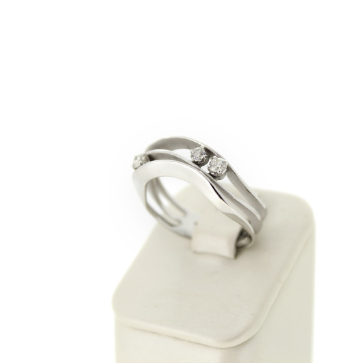 Juweel Annamaria Cammilli Dune Ring GAN1007W witgoud 18 karaat briljant '91043-2260-TWDH' Juweel Annamaria Cammilli Dune Ring GAN1007W witgoud 18 karaat briljant '91043-2260-TWDH'