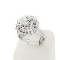 Juweel Ring entourage Witgoud 18 karaat Briljanten '91653-2301-TWDH' Juweel Ring entourage Witgoud 18 karaat Briljanten '91653-2301-TWDH'