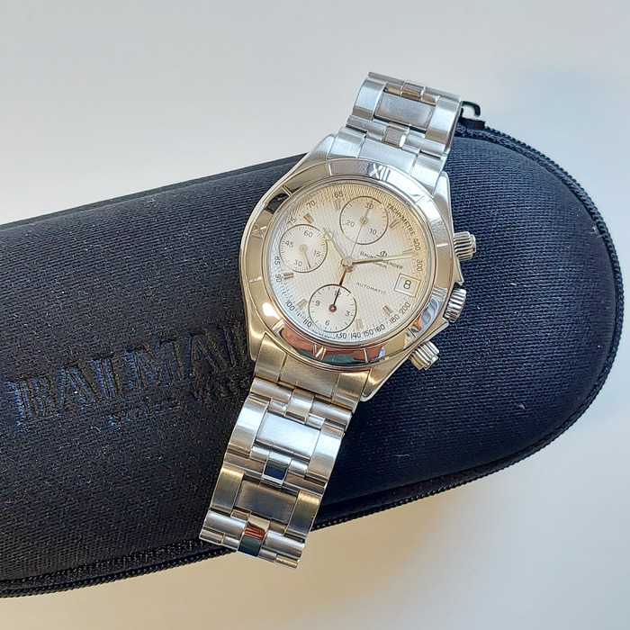 Horloge Baume & Mercier Malibu Chronograph Gents MV045208 '89317-1000-TWDH' 