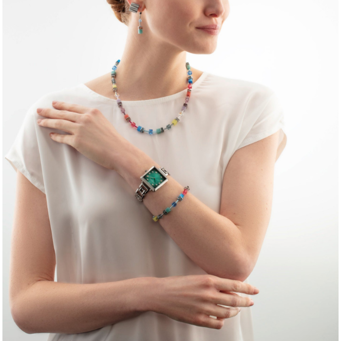 Juweel COEUR DE LION COLLIER MULTICOLORE ARGENT 2838/10-1517 88888