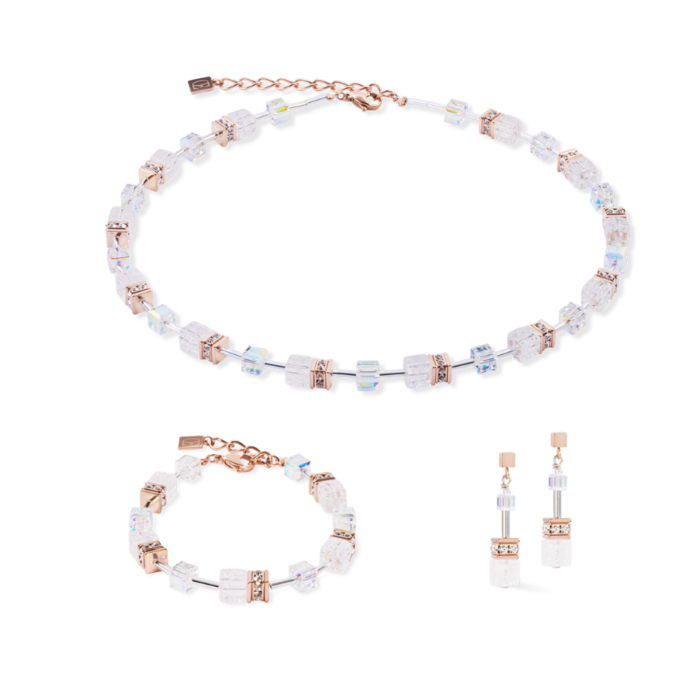 Juweel COEUR DE LION COLLIER BLANC-OR ROSE 3018/10-1425 88888