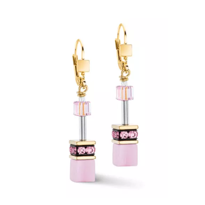 Juweel COEUR DE LION PENDANTS D'OREILLE ROSE CLAIR 4020/20-1920 88888