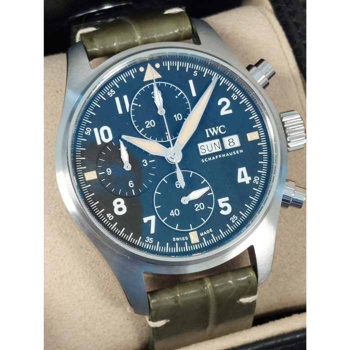 Horloge IWC Pilot Watch Chrono Spitfire IW387901 'CV-1004-TWDH' 