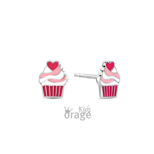 Juweel ORAGE KIDS OORSTEKERS CUPCAKE ROZE K2741 Juweel ORAGE KIDS OORSTEKERS CUPCAKE ROZE K2741