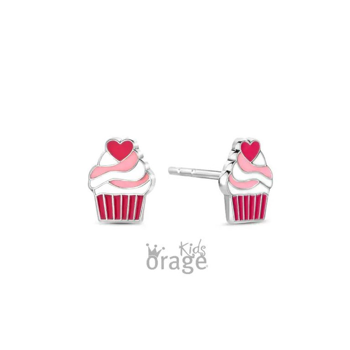 Juweel ORAGE KIDS OORSTEKERS CUPCAKE ROZE K2741 