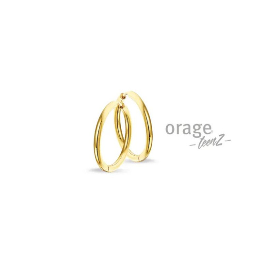 Juweel ORAGE TEENZ BUIS CREOOL STAAL GEEL 8MM K2825-T729 Juweel ORAGE TEENZ BUIS CREOOL STAAL GEEL 8MM K2825-T729