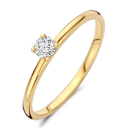 Juweel BLUSH LAB GROWN RING 14K GOUD LABGROWN DIAMONDS LG1027Y Juweel BLUSH LAB GROWN RING 14K GOUD LABGROWN DIAMONDS LG1027Y