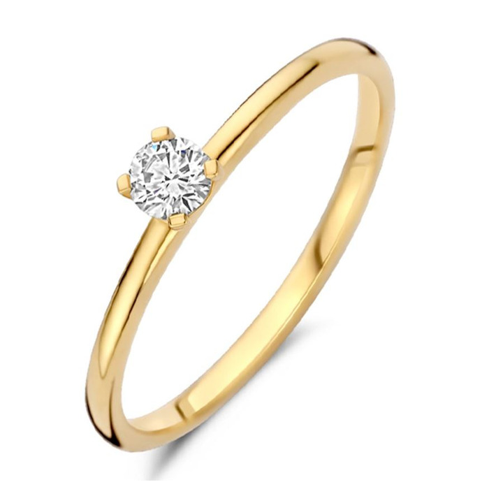 Juweel BLUSH LAB GROWN RING 14K GOUD LABGROWN DIAMONDS LG1027Y 