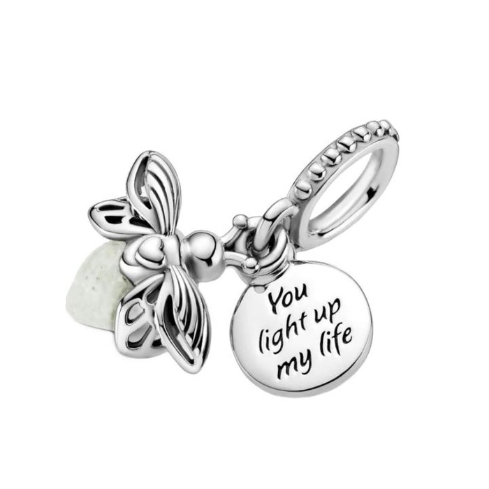 Juweel Pandora Moments Glow-In-The-Dark Firefly Hangende Bedel 799352C01 