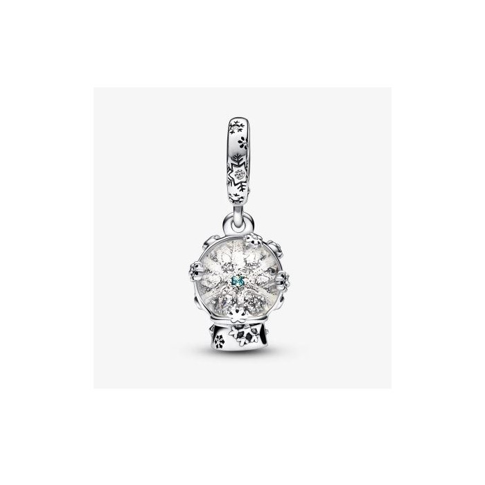 Juweel PANDORA Snowflake Snowglobe Bedel 792369C01 