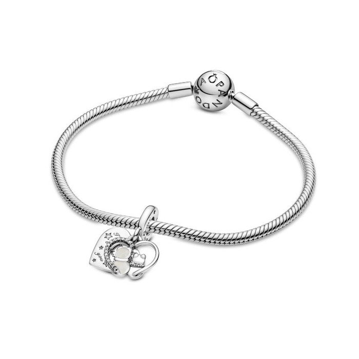 Juweel Pandora Katten & Harten Hangende Bedel Zilver925 799546C01 