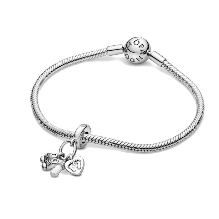 Juweel PANDORA - 798106CZ - BABY BOTTLE AND SHOES 