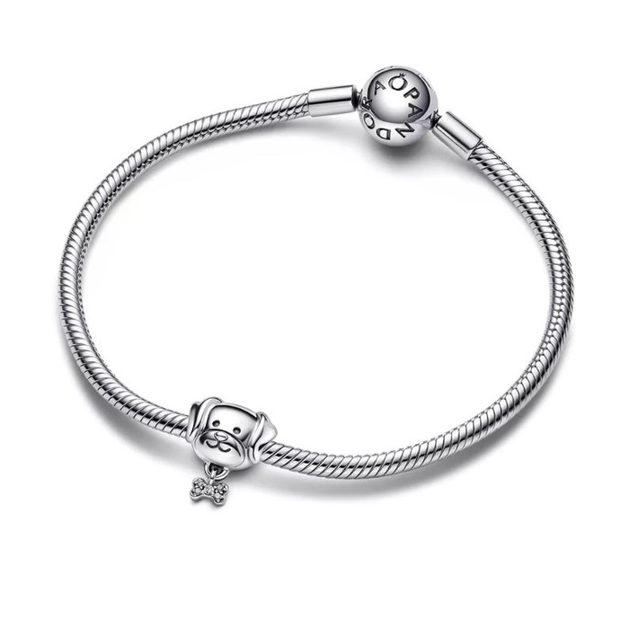 Juweel Pandora Moments Pet Dog & Bone Bedel 792254C01 