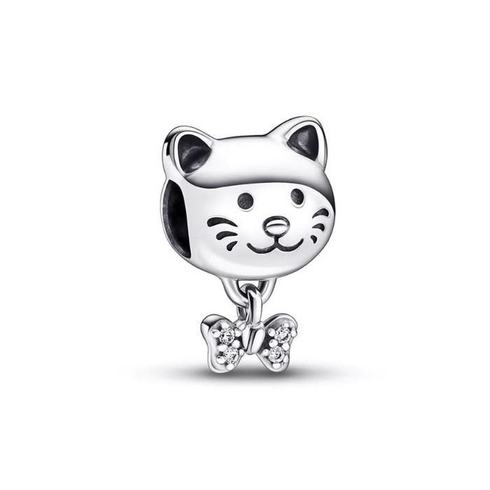 Juweel Pandora Moments Pet Cat & Bow Bedel 792255C01 