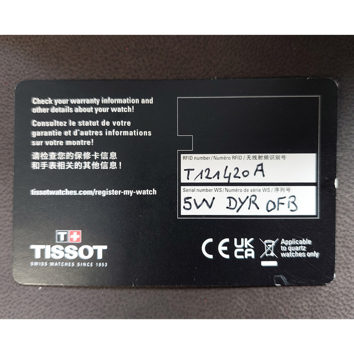 Horloge Tissot T-Touch Connect Solar T121.420.44.051.00  '92342-1017-TWDH' 