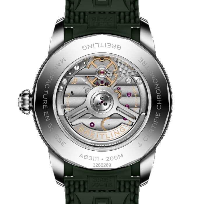 SuperOcean_Heritage_42_B31_AB3111361L1S1_Green_Rubber_Back.png