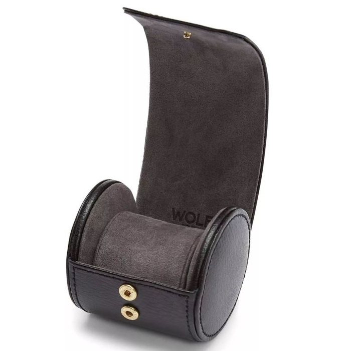  Wolf Blake Single Watch Roll Black 529080 