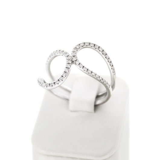 Juweel Ring Witgoud 18 karaat Briljant '92568-2339-TWDH' Juweel Ring Witgoud 18 karaat Briljant '92568-2339-TWDH'