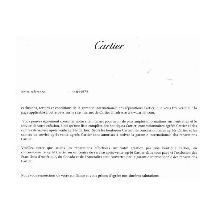 Horloge Cartier Panthere 91671 '91671-1020-TWDH' 